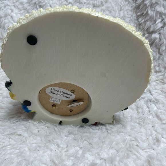 Fitz&Floyd ceramic Holiday countdown Calendar musical tuneHere comes Santa Claus - Picture 9 of 10